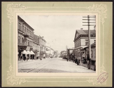 Miensk, Zacharaŭskaja. Менск, Захараўская (M. Astankovič, 1903)