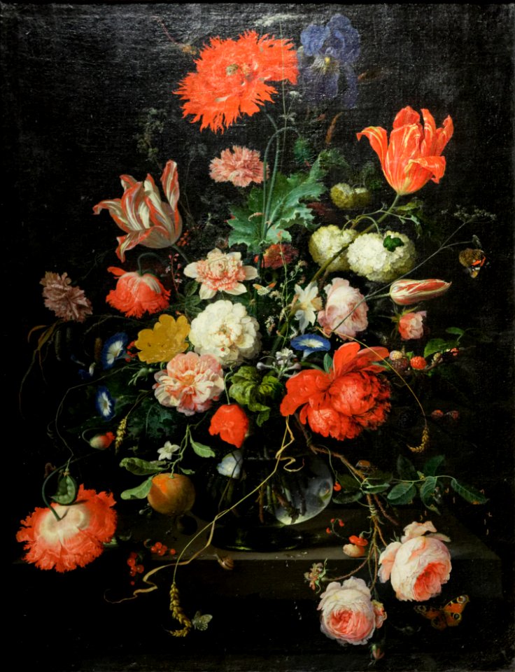 Paris - Musée du Louvre - Abraham Mignon - La Belle Carafe - INV 1556 - 001