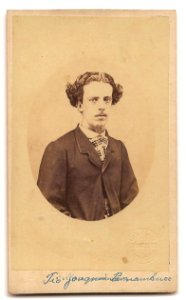 Miguel José de Almeida Pernambuco -presidente do Pará, bacharel em 1860-. (Col. Francisco Rodrigues; FR-2054)