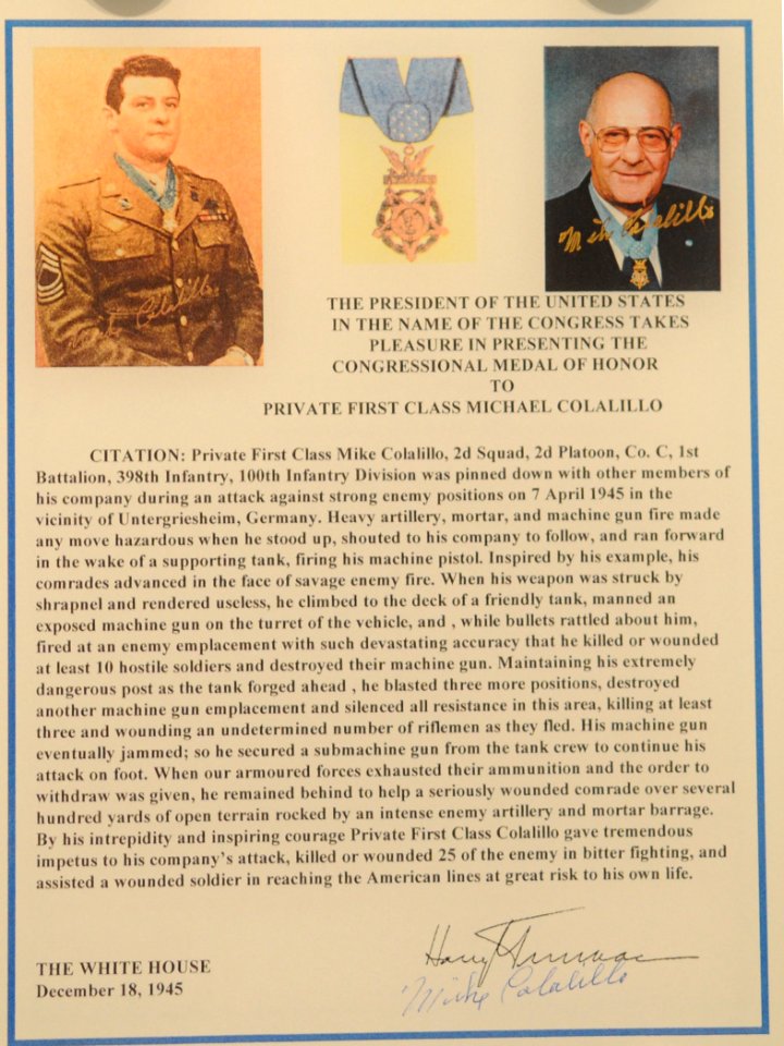 Mike Colalillo Citation