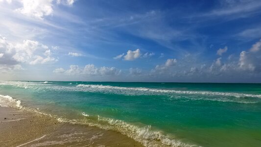 Sunny atlantic the coast photo