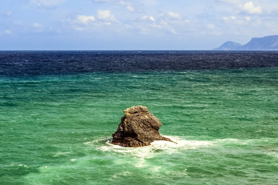 Alone landscape sea