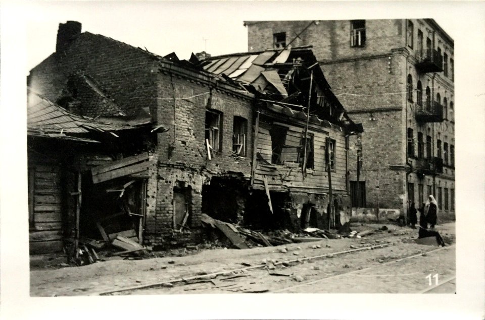 Miensk, Ramanaŭskaja Słabada-Niamiha. Менск, Раманаўская Слабада-Няміга (1943)
