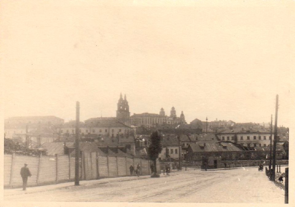 Miensk, Vialikaja Barysaŭskaja. Менск, Вялікая Барысаўская (1941) (2)