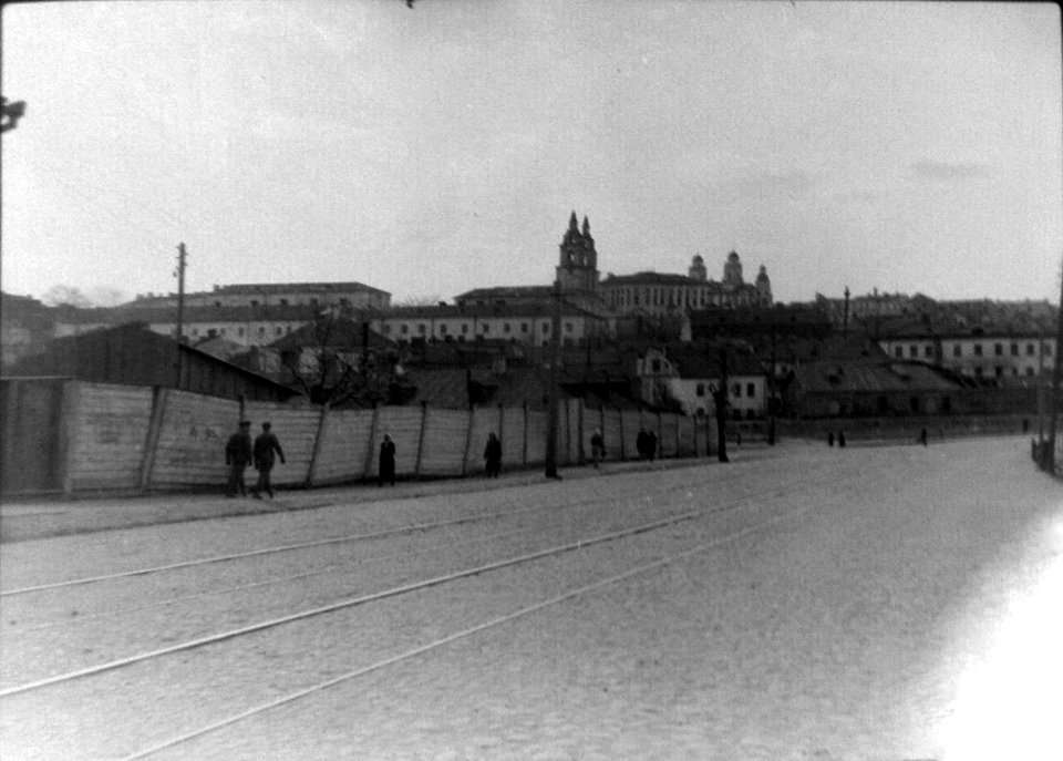 Miensk, Vialikaja Barysaŭskaja. Менск, Вялікая Барысаўская (1941-43)