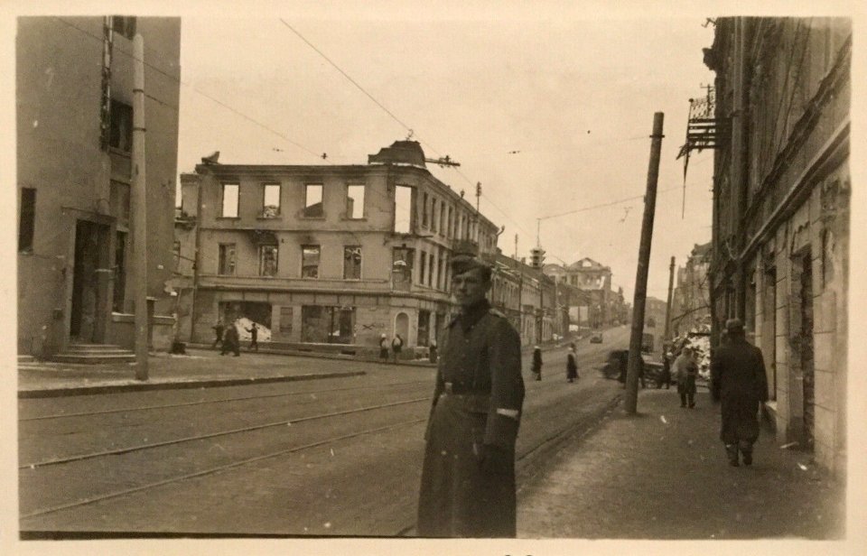 Miensk, Zacharaŭskaja-Franciškanskaja. Менск, Захараўская-Францішканская (1943)