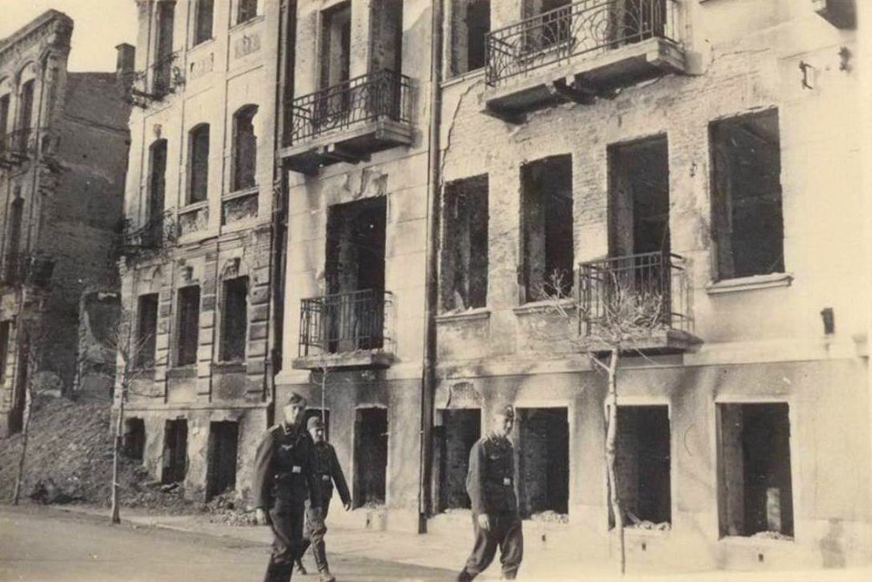 Miensk, Łošyckaja, Žabroŭski. Менск, Лошыцкая, Жаброўскі (1941-44)