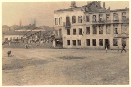 Miensk, Školnaja-Niamiha. Менск, Школьная-Няміга (1943-44)