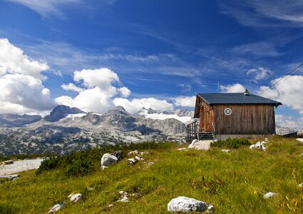 Alpine glacier mountains