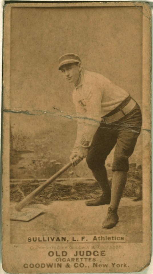Mike Sullivan, Philadelphia Athletics, baseball card portrait LCCN2008675121