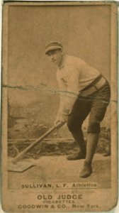 Mike Sullivan, Philadelphia Athletics, baseball card portrait LCCN2008675121
