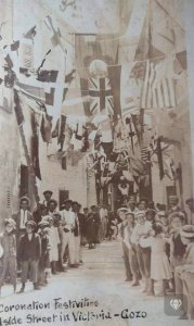 Mikiel Farrugia, 1911 Coronation Festivities - Victoria, Gozo photo