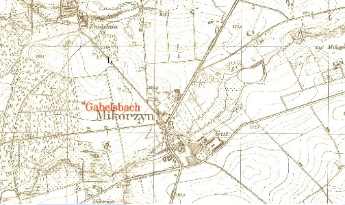 Mikorzyn mapa