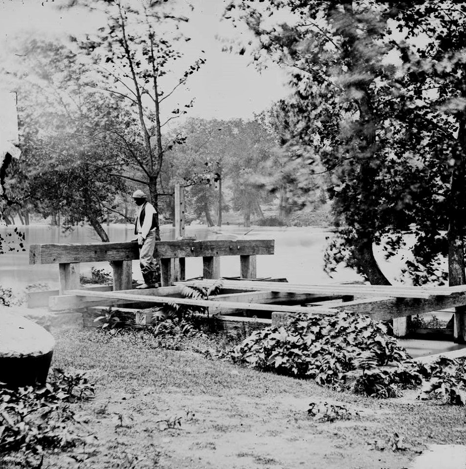 Mill dam on Appomattox River