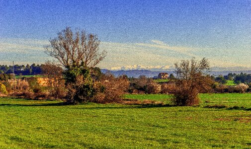 Landscape panoramic outdoors