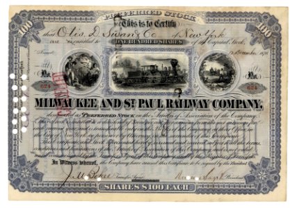 Milwaukee and St. Paul RW 1870