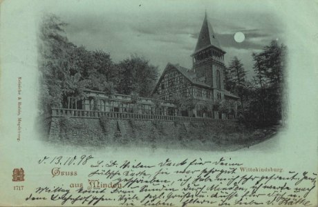 Minden (Westf.), Nordrhein-Westfalen - Porta Westfalica, Wittekindsburg (Zeno Ansichtskarten)