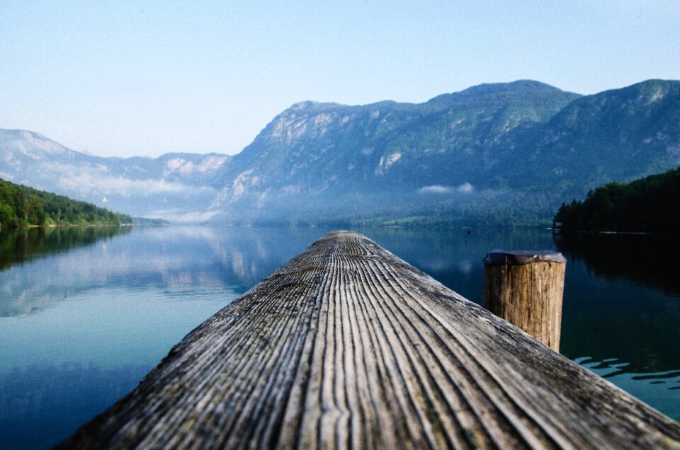 Water background alps