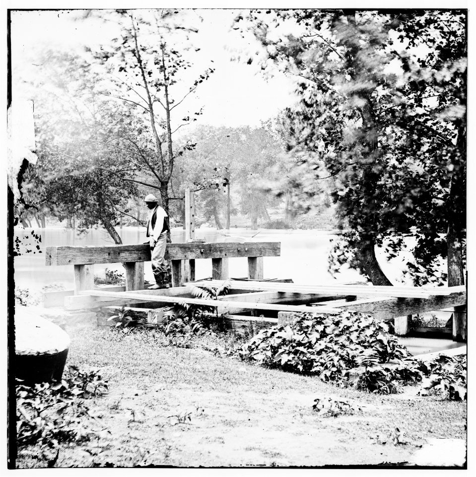 Mill dam on appomattox river