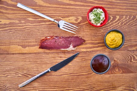 Raw healthy fork
