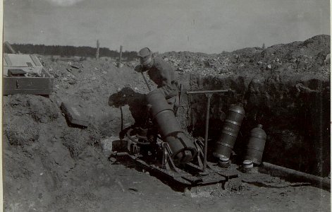 Minenwerferkurs.22 cm Pulverminenwerfer (BildID 15655987)