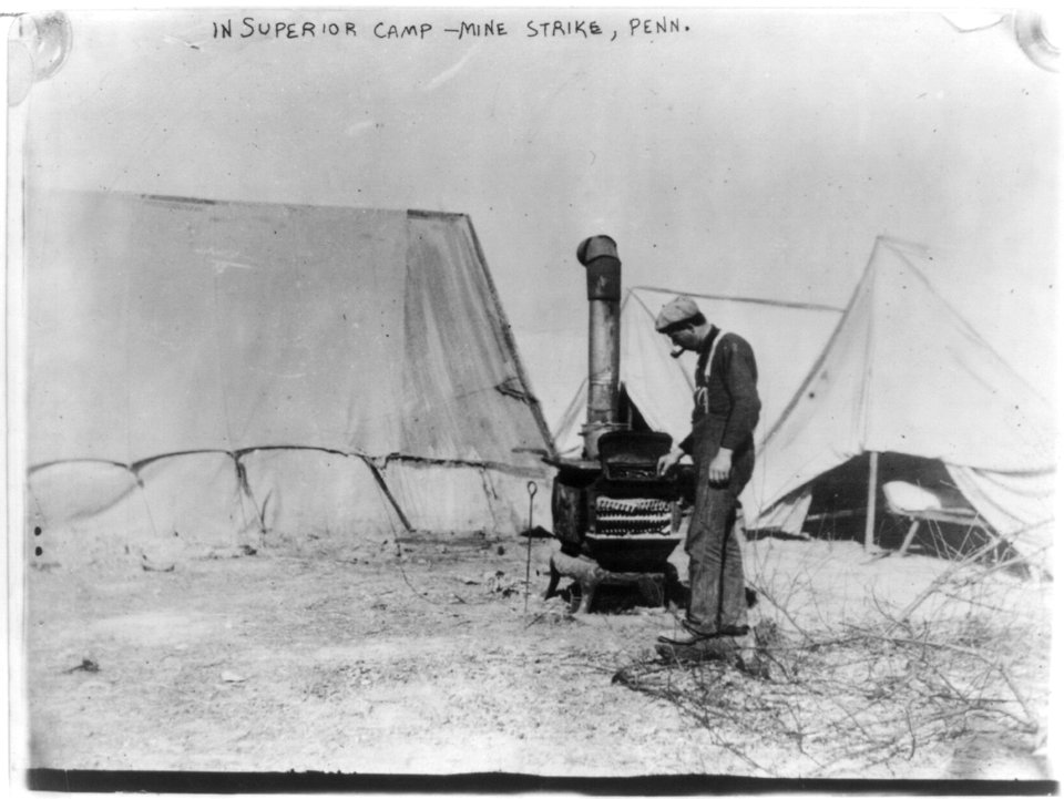Miner in Superior Camp - Mine strike, Penn. LCCN2001704455