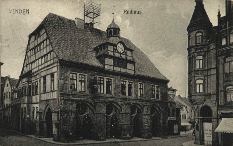 Minden (Westf.), Nordrhein-Westfalen - Rathaus (Zeno Ansichtskarten)