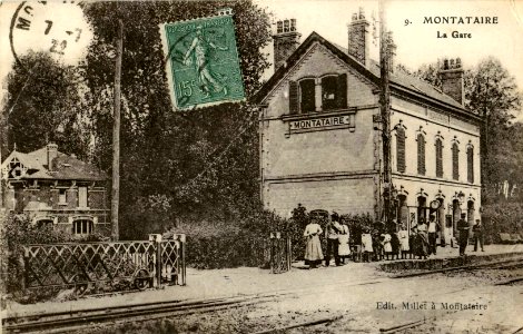 Millet 9 - MONTATAIRE - La gare