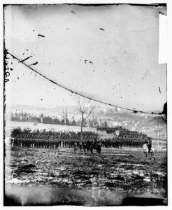 Miners Hill, Virginia. Review of 17th New York Inf. (vicinity, Falls Church) (Westchester Chosseurs) LOC cwpb.01679