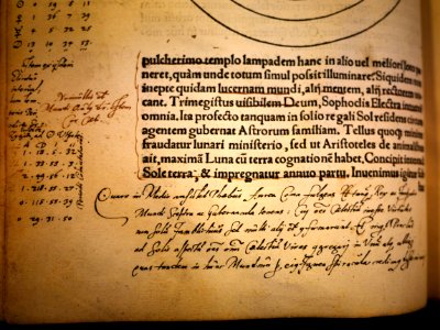 Nicolai Copernici Torinensis De revolutionibus orbium coelestium - Détail 2
