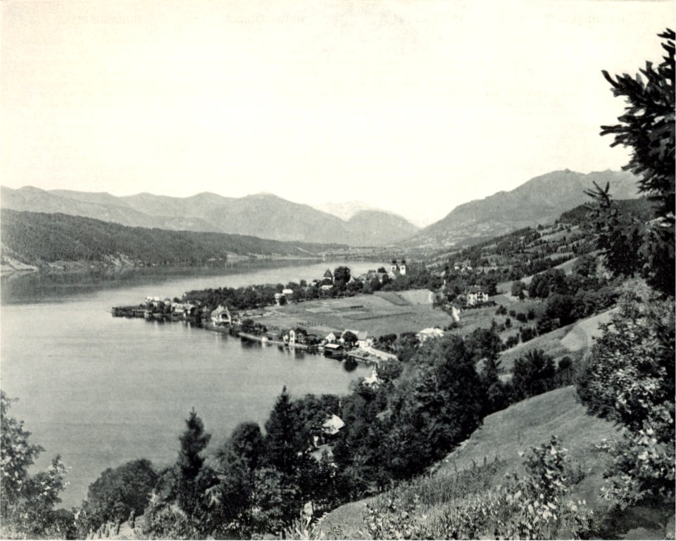 Milstatt und Milstättersee um 1898