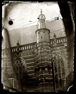 Nieuwe Kerk, dak van noordelijk dwarsschip, foto Jacob Olie