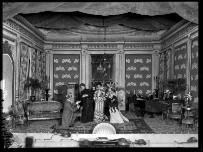Min kusin, Djurgårdsteatern 1904. Föreställningsbild - SMV - DjT002