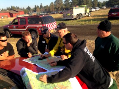Milli Fire (Oregon) plans meeting, USFS 20170819