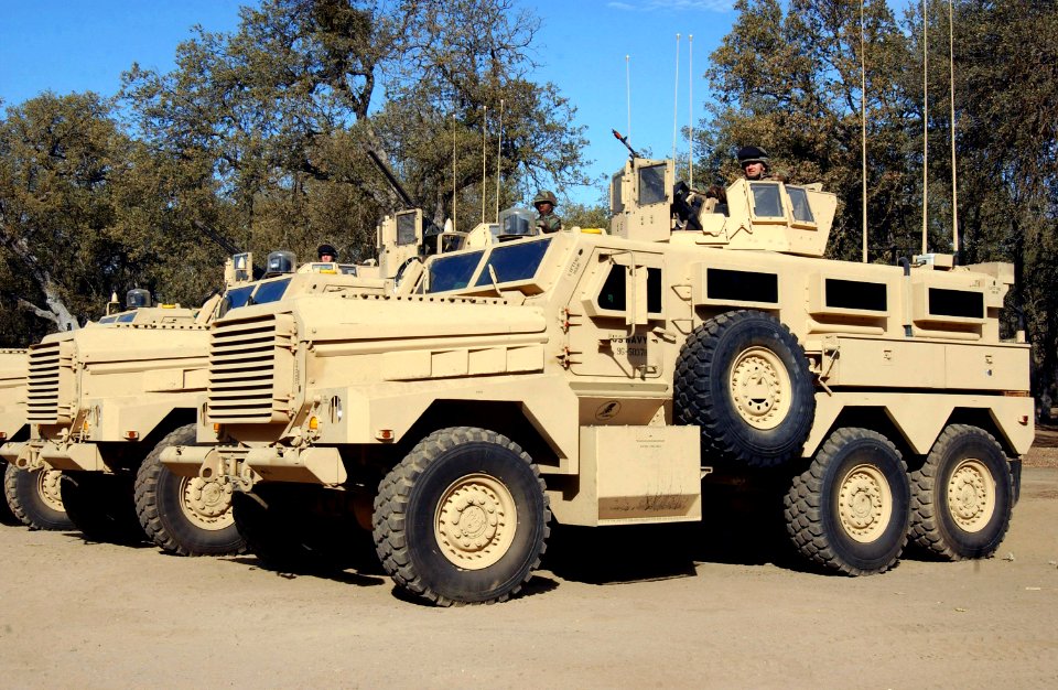 Mine resistant ambush protected vehicles