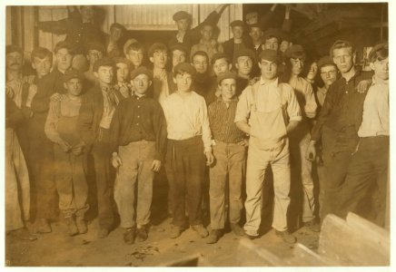 Night shift in Wheaton Glass Works, Millville, N.J. This is typical of night shifts in Jersey. LOC nclc.01262