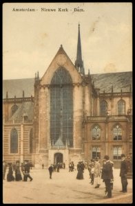 Nieuwe Kerk, Dam 12. Uitgave, Brouwer & De Veer, Amsterdam, Afb PBKD00388000007