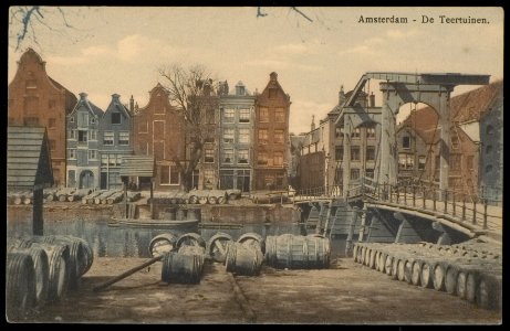 Nieuwe Teertuinen onderbroken door de Sloterdijkstraat, Afb PBKD00132000001