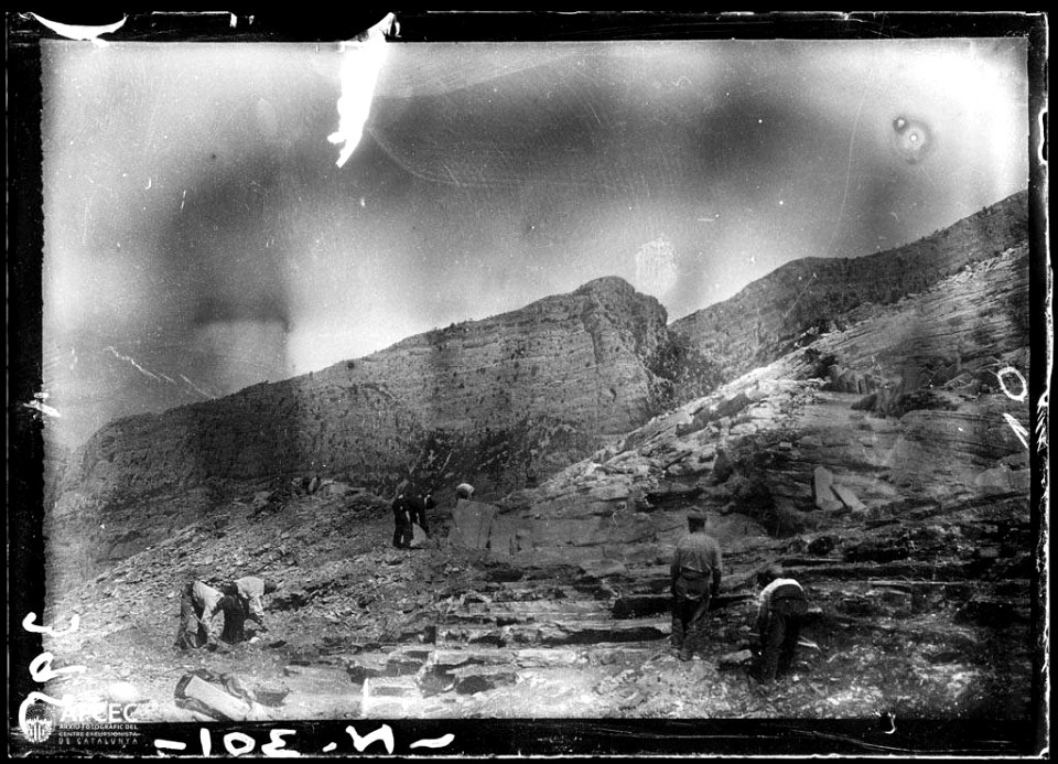 Miners a la pedrera de Meià (AFCEC VIDAL A 0395)