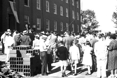 NIH building 6 cornerstone laying