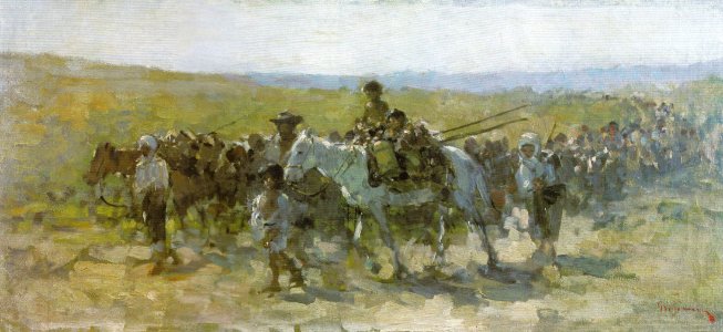 Nicolae Grigorescu - Laie de tigani pe drum