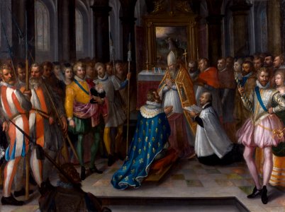 Nicolas Baullery Abjuration Henri IV musée d'art et d'histoire de meudon