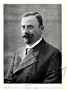 Nikola Ghenadieff, Bulgarian Minister of Commerce, 1907 photo
