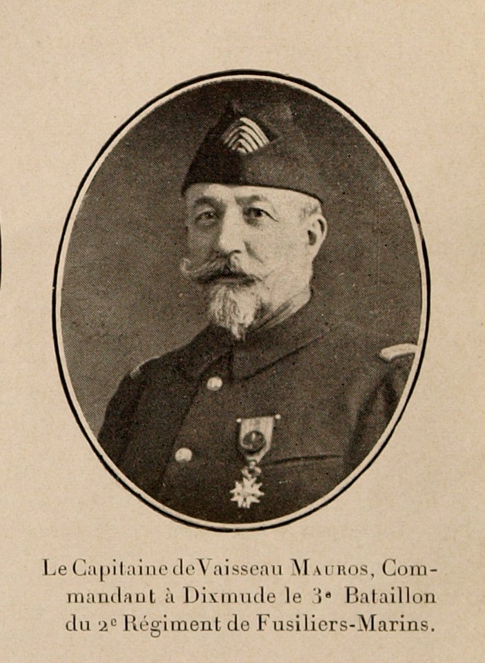 Nieuport 1915-Capitaine de vaisseau Mauros