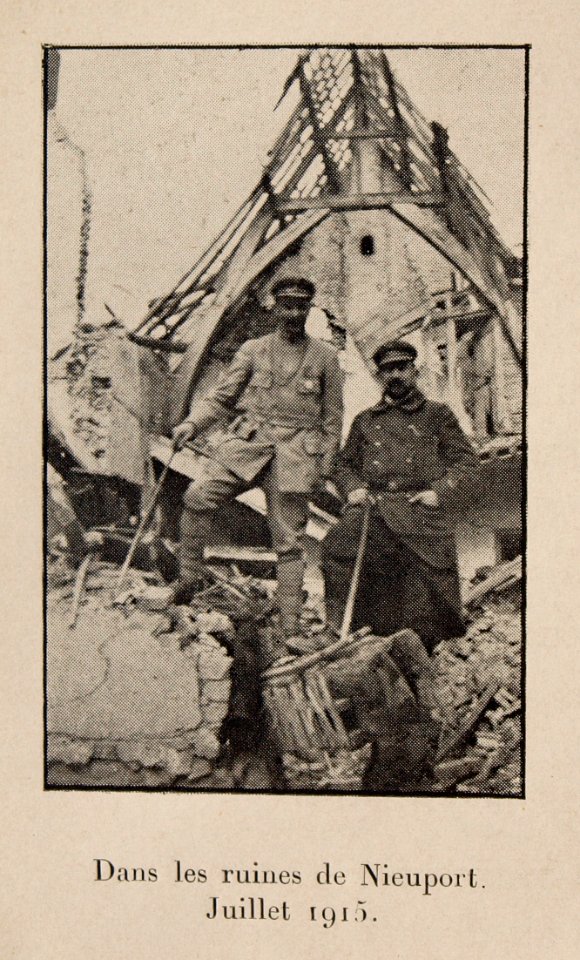 Nieuport 1915-ruines-juillet 1915