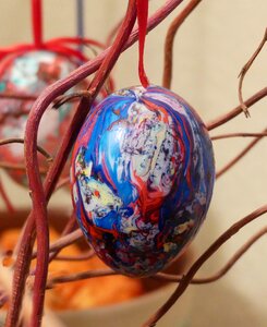 Color decoration easter greeting