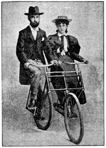 Nieuwe tandem van Punnet Cycle Mfg. Co, Rochester (N.Y.), 1896