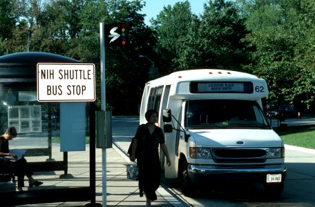NIH shuttle stop