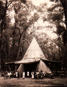 Nordamerikanischer Wigwam Expo 1873 photo