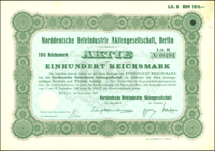 Norddeutsche Hefeindustrie AG 1927 photo